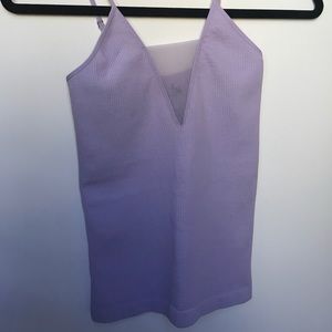 Free People Ribbed Tank with Mesh (XS/S)